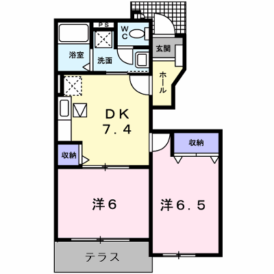 プリーマＫ　Ⅲ 102【管理NO：1-012235901-01020】 ★家具家電は申し込み後に搬入します★ ★2026年11月中旬入居可能★の物件画像