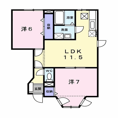 ジェミネス　Ａ棟 102【管理NO：1-010257301-01020】 ★家具家電は申し込み後に搬入します★ ★2026年11月中旬入居可能★の物件画像