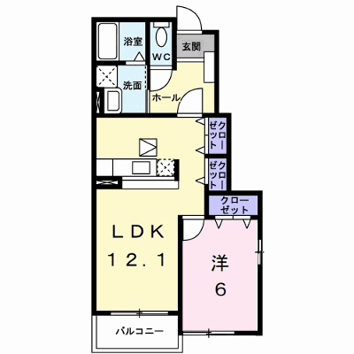エスペランサⅠ 101【管理NO：1-013070201-01010】 ★家具家電は申し込み後に搬入します★の物件画像