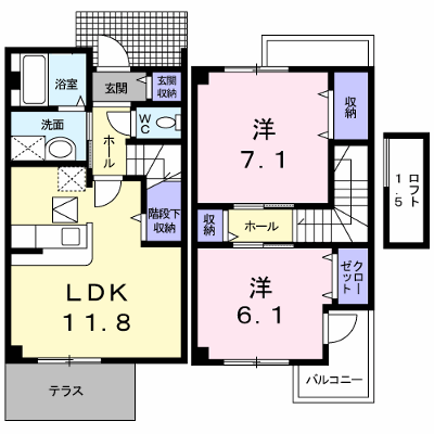ラフレシ－ル　レストⅠ 105【管理NO：1-013446701-01040】 ★家具家電は申し込み後に搬入します★ ★2026年11月中旬入居可能★の物件画像