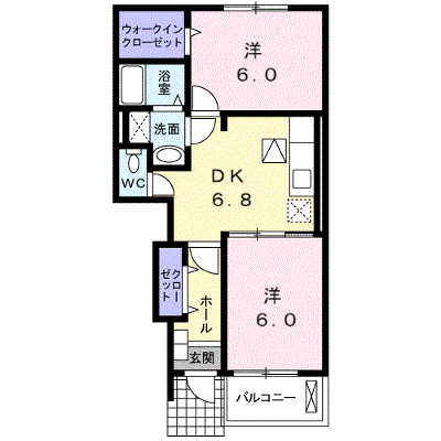 クラール・ヒル 105【管理NO：1-015059501-01040】 ★家具家電は申し込み後に搬入します★ ★2026年11月上旬入居可能★の物件画像
