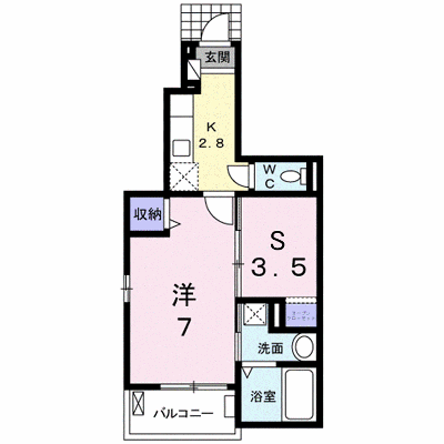 エレガントヴィエⅢ 103【管理NO：1-018740001-01030】 ★家具家電は申し込み後に搬入します★の物件画像