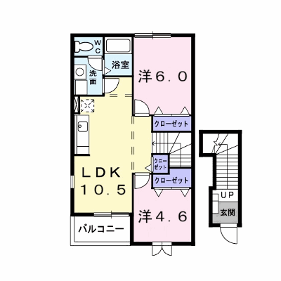 クレストール・ローゼ 201【管理NO：1-010460401-02010】 ★家具家電は申し込み後に搬入します★ ★2026年10月下旬入居可能★の物件画像