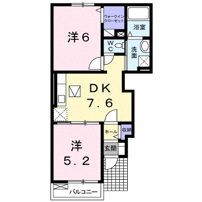 キャトルセゾン 102【管理NO：1-016581801-01020】 ★家具家電は申し込み後に搬入します★ ★2026年11月中旬入居可能★の物件画像
