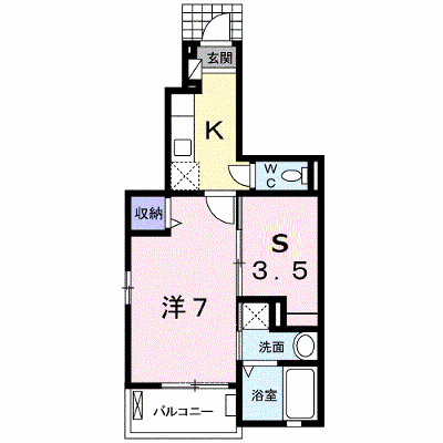 くらりんどう 105【管理NO：1-016408701-01050】 ★家具家電は申し込み後に搬入します★ ★2026年10月下旬入居可能★の物件画像