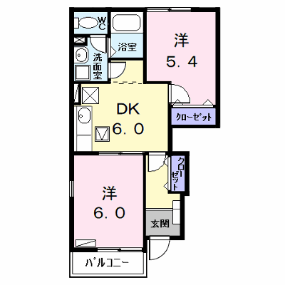 クレアール 101【管理NO：1-010884001-01010】 ★家具家電は申し込み後に搬入します★ ★2026年10月中旬入居可能★の物件画像