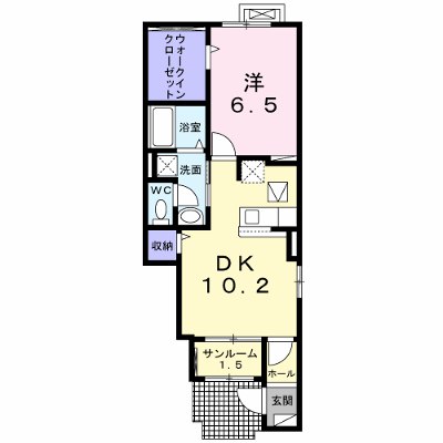 サウス　ファウンテン 102【管理NO：1-025201802-01020】 ★家具家電は申し込み後に搬入します★ ★2026年10月上旬入居可能★の物件画像
