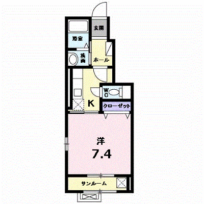 チェスタ　３０ 105【管理NO：1-022959901-01050】 ★家具家電は申し込み後に搬入します★の物件画像