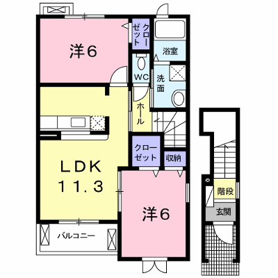 ウエストヒルズＡ 203【管理NO：1-015500401-02030】 ★家具家電は申し込み後に搬入します★ ★2026年10月中旬入居可能★の物件画像