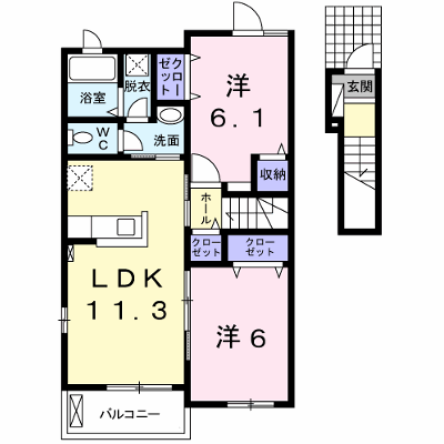 サンリット 203【管理NO：1-021466601-02030】 ★家具家電は申し込み後に搬入します★ ★2026年11月中旬入居可能★の物件画像