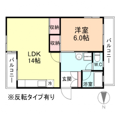 2名から賃料半額✨富山中心部✨駐車場つき！TM206　305号室の物件画像