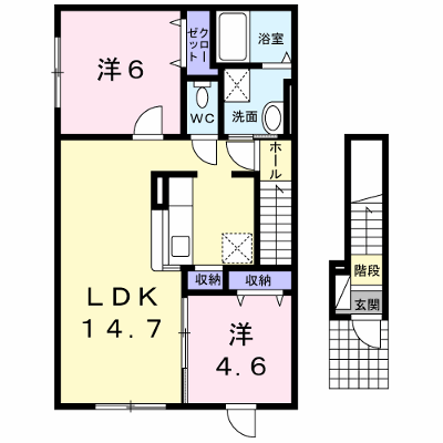 ライブヒルズ４８ 202【管理NO：1-017896801-02020】 ★家具家電は申し込み後に搬入します★ ★2026年11月中旬入居可能★の物件画像