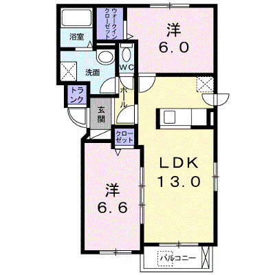 ＡｍｙⅥ 305【管理NO：1-019943801-03050】 ★家具家電は申し込み後に搬入します★ ★2026年10月下旬入居可能★の物件画像