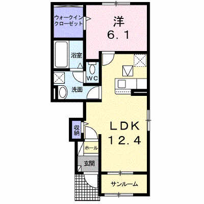 プリウス１９５３ 103【管理NO：1-026246601-01030】 ★家具家電は申し込み後に搬入します★ ★2026年11月上旬入居可能★の物件画像