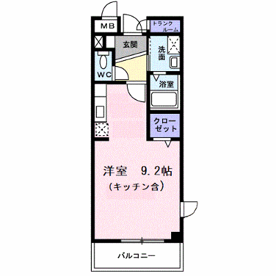 ラーバン　リッシェル 301【管理NO：1-012368401-03010】 ★家具家電は申し込み後に搬入します★ ★2026年11月中旬入居可能★の物件画像