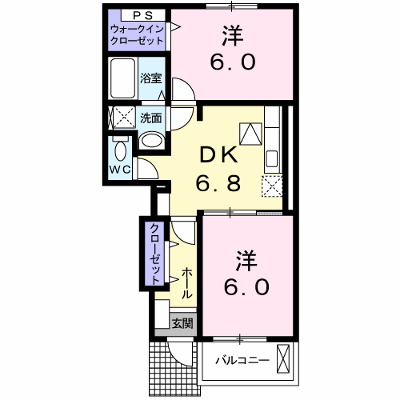 アイリスＡ 103【管理NO：1-015981501-01030】 ★家具家電は申し込み後に搬入します★ ★2026年10月下旬入居可能★の物件画像
