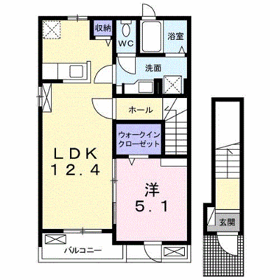 フロイデ 201【管理NO：1-028025801-02010】 ★家具家電は申し込み後に搬入します★ ★2026年11月中旬入居可能★の物件画像