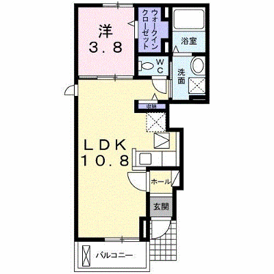わかば　パーク 101【管理NO：1-023274801-01010】 ★家具家電は申し込み後に搬入します★ ★2026年11月中旬入居可能★の物件画像