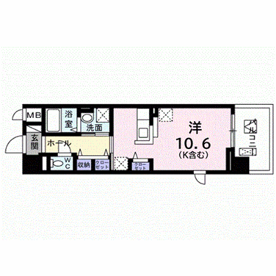 フェニックス 402【管理NO：1-015753401-04020】 ★家具家電は申し込み後に搬入します★ ★2026年11月中旬入居可能★の物件画像