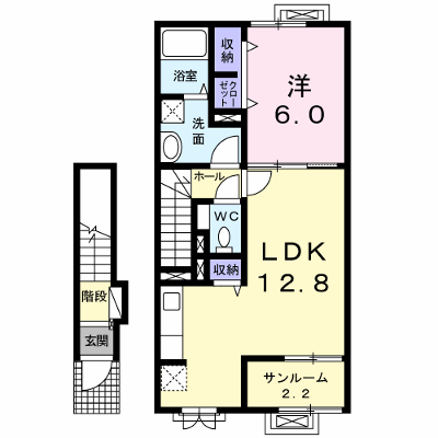 グレイスフル　オクダ 203【管理NO：1-022232601-02030】 ★家具家電は申し込み後に搬入します★ ★2026年10月中旬入居可能★の物件画像