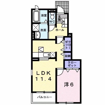 メロディ　Ａ 103【管理NO：1-014213201-01030】 ★家具家電は申し込み後に搬入します★ ★2026年11月上旬入居可能★の物件画像