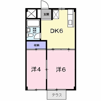 シティーハイツ奈良橋 102【管理NO：1-002764801-01020】 ★家具家電は申し込み後に搬入します★の物件画像