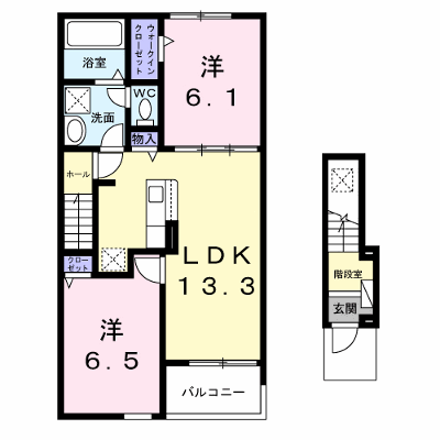 ベリッシマ　Ⅱ 204【管理NO：1-028261702-02040】 ★家具家電は申し込み後に搬入します★の物件画像