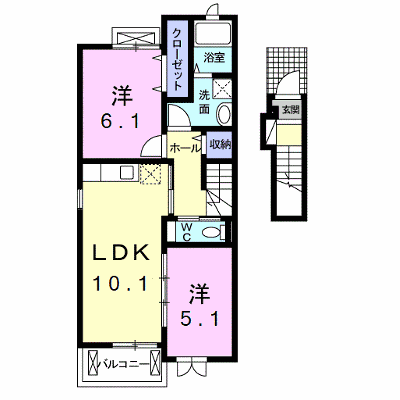 ラ　リヴィエール 205【管理NO：1-017611801-02050】 ★家具家電は申し込み後に搬入します★ ★2026年10月中旬入居可能★の物件画像