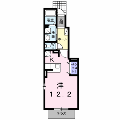 カーサ　プリマ 102【管理NO：1-017814601-01020】 ★家具家電は申し込み後に搬入します★ ★2026年11月上旬入居可能★の物件画像