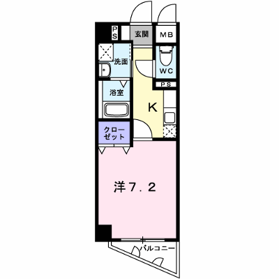ウエスト　フロント　Ａ 502【管理NO：1-085019401-05020】 ★家具家電は申し込み後に搬入します★ ★2026年10月下旬入居可能★の物件画像