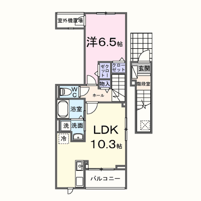 フォーロ・デル・コート辻 201【管理NO：1-028678401-02010】 ★家具家電は申し込み後に搬入します★ ★2026年12月上旬入居可能★の物件画像
