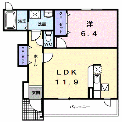 アイリス 102【管理NO：1-016506001-01020】 ★家具家電は申し込み後に搬入します★ ★2026年11月上旬入居可能★の物件画像