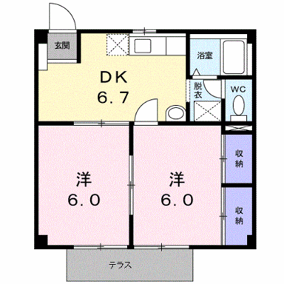 リバーグリーン 102【管理NO：1-004749801-01020】 ★家具家電は申し込み後に搬入します★ ★2026年10月下旬入居可能★の物件画像