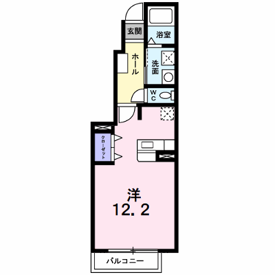 ロジュマンＥ 102【管理NO：1-014188702-01020】 ★家具家電は申し込み後に搬入します★ ★2026年10月下旬入居可能★の物件画像