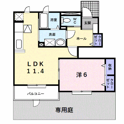 メゾン伏見 102【管理NO：1-017798801-01020】 ★家具家電は申し込み後に搬入します★の物件画像