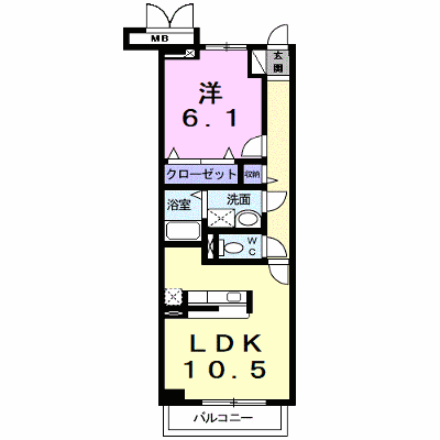 ル・レクチェ 205【管理NO：1-014297701-02040】 ★家具家電は申し込み後に搬入します★ ★2026年10月上旬入居可能★の物件画像