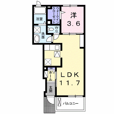 アビターレ　ベッシェ　Ｃ 103【管理NO：1-022582802-01030】 ★家具家電は申し込み後に搬入します★ ★2026年10月中旬入居可能★の物件画像
