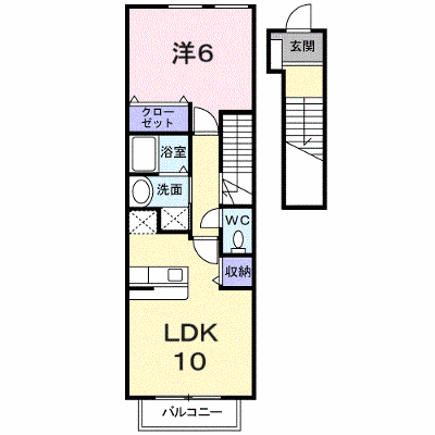 カリーノＲフィーネ 205【管理NO：1-014001601-02040】 ★家具家電は申し込み後に搬入します★の物件画像