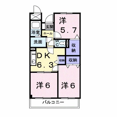 グランドール 308【管理NO：1-004673801-03070】 ★家具家電は申し込み後に搬入します★ ★2026年11月上旬入居可能★の物件画像