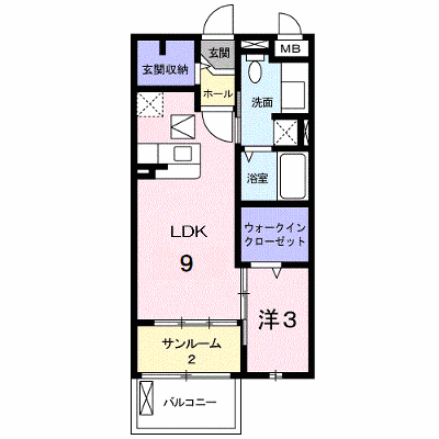 カルムルラーシュ 102【管理NO：1-017181201-01020】 ★家具家電は申し込み後に搬入します★ ★2026年10月中旬入居可能★の物件画像