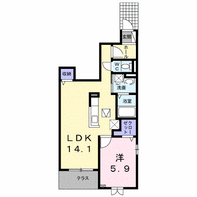 セレノアルバ 101【管理NO：1-024663301-01010】 ★家具家電は申し込み後に搬入します★ ★2026年10月中旬入居可能★の物件画像