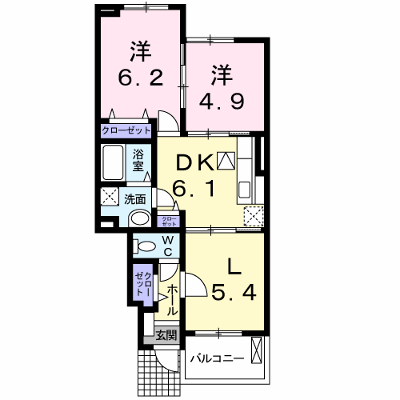 サニ－パ－クⅢ 105【管理NO：1-016113202-01040】 ★家具家電は申し込み後に搬入します★ ★2026年11月中旬入居可能★の物件画像