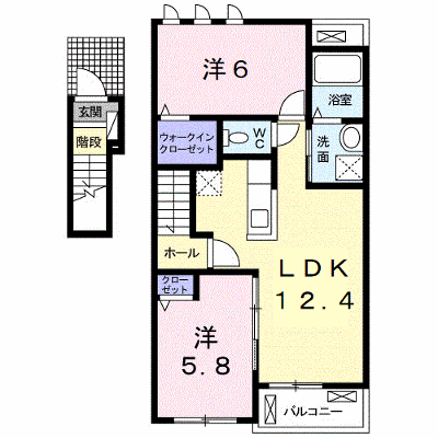 フォルトゥーナⅥ 203【管理NO：1-022367002-02030】 ★家具家電は申し込み後に搬入します★ ★2026年10月上旬入居可能★の物件画像