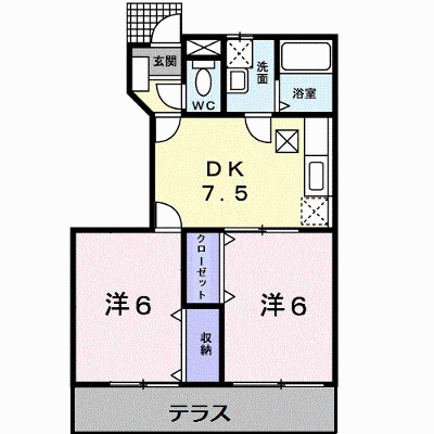 コーポリンクス１ 102【管理NO：1-005935401-01020】 ★家具家電は申し込み後に搬入します★ ★2026年11月上旬入居可能★の物件画像