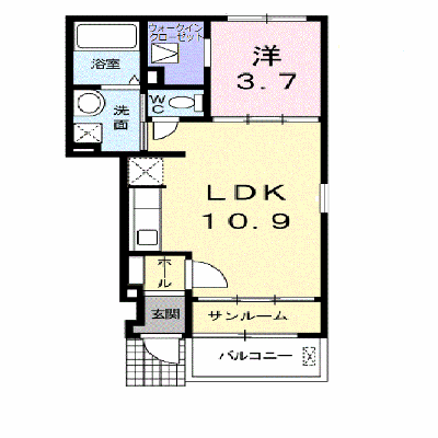 ティアモ・ローザ 103【管理NO：1-017539101-01030】 ★家具家電は申し込み後に搬入します★ ★2026年11月中旬入居可能★の物件画像