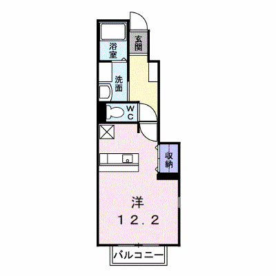 シャルル道後 101【管理NO：1-013158801-01010】 ★家具家電は申し込み後に搬入します★の物件画像