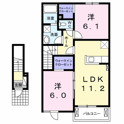 ラズベリー 202【管理NO：1-017882102-02020】 ★家具家電は申し込み後に搬入します★ ★2026年11月中旬入居可能★の物件画像
