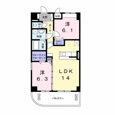 サザンクロス 205【管理NO：1-021731401-02040】 ★家具家電は申し込み後に搬入します★ ★2026年10月中旬入居可能★の物件画像