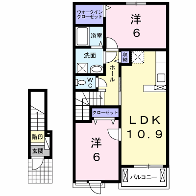 エルヴィータ・ウーノ 203【管理NO：1-022878401-02030】 ★家具家電は申し込み後に搬入します★ ★2026年11月下旬入居可能★の物件画像