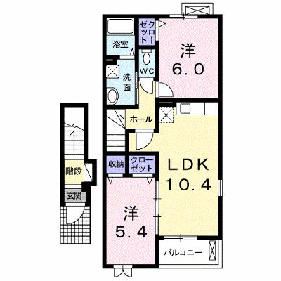 スリーズ　ミニョン 204【管理NO：1-017046601-02040】 ★家具家電は申し込み後に搬入します★の物件画像